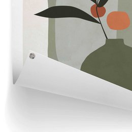 Garden poster Garden poster Vase with flowers 80x60