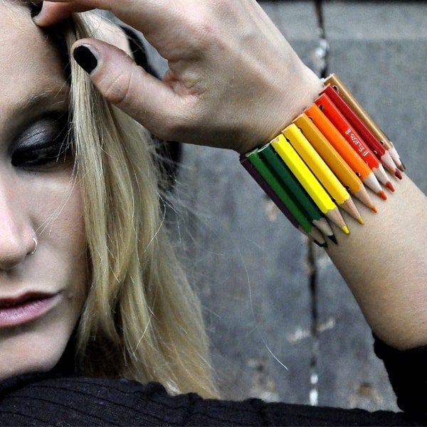 Bracelet crayons avec embouts