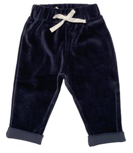 Pants baby velvet navy