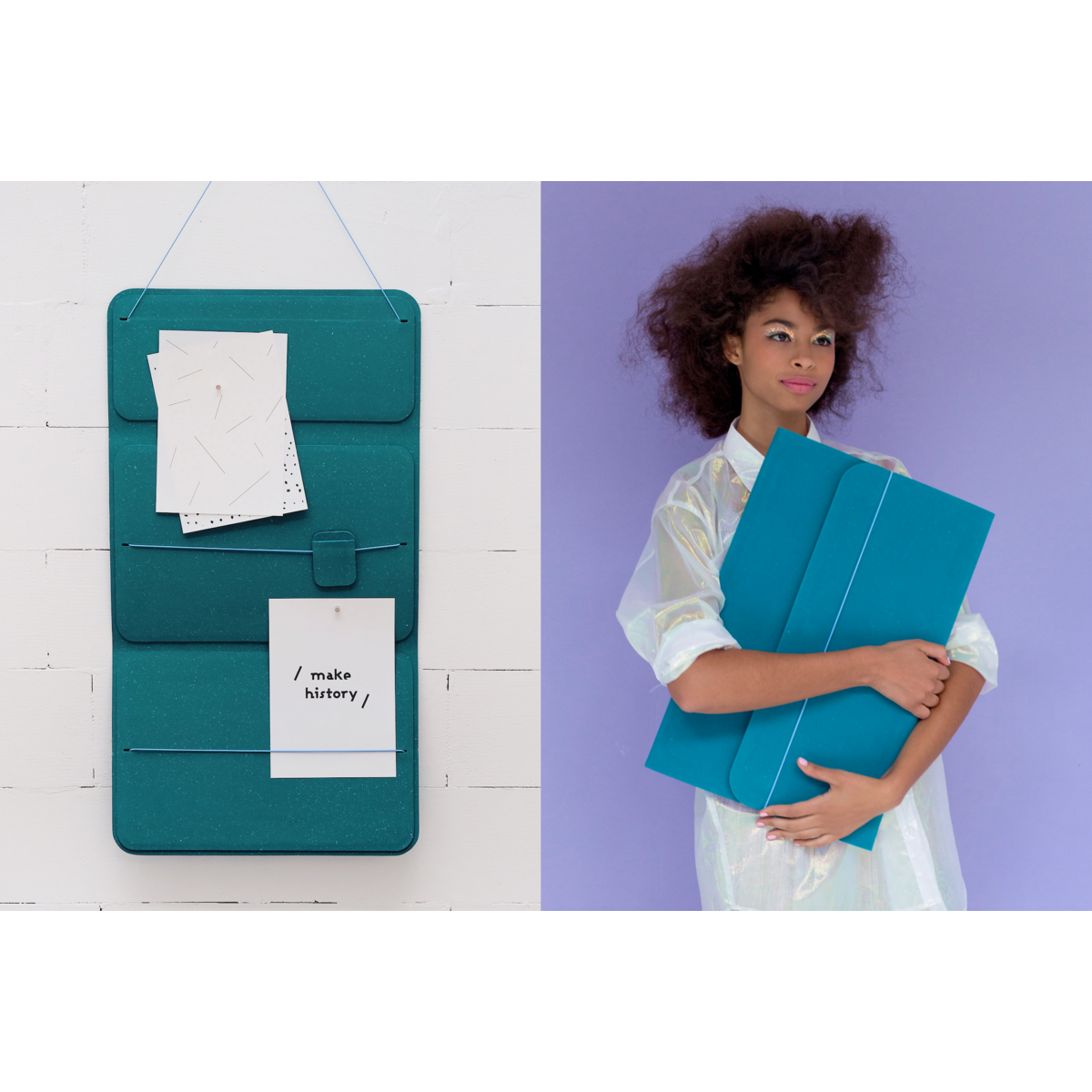 Art Bag - Petrol x Ice Blue