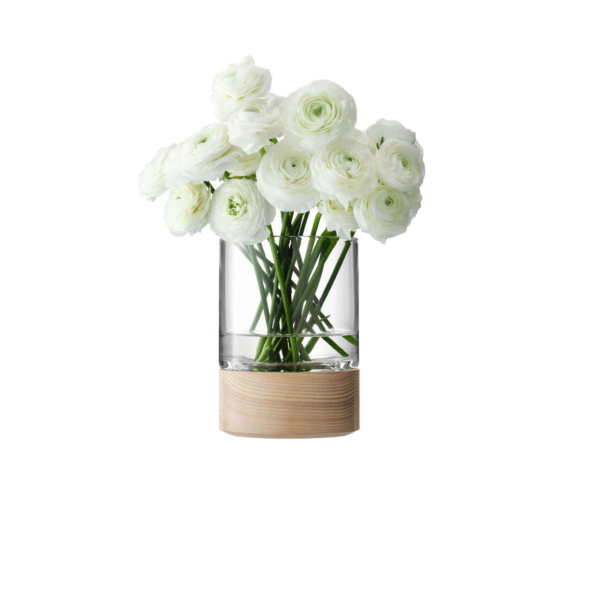 L.S.A. - Lotta Vase oder Candlestick 18 cm - transparent