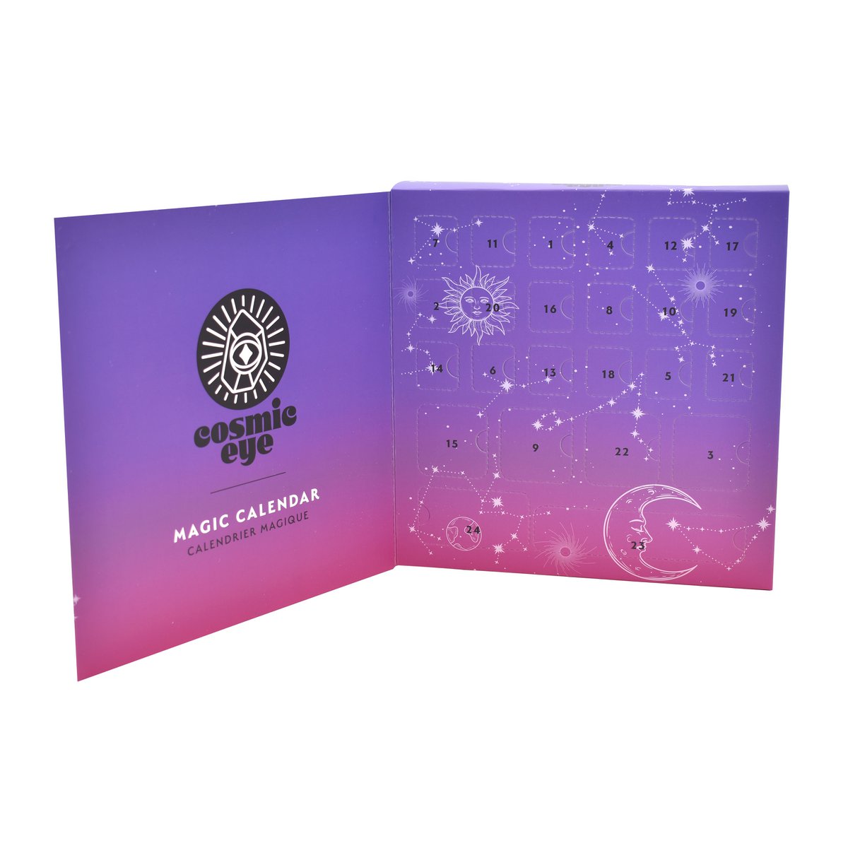 Calendario de Adviento de Navidad - Piedras Mágicas - Ojo Cósmico