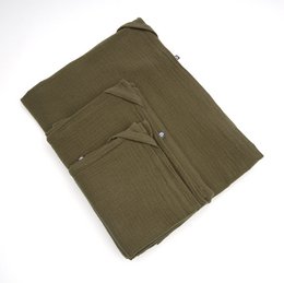 Kleines Gästehandtuch aus Musselin (3er Set)