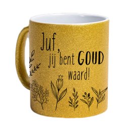 Miss Glitter Mug Gold - Vous valez de l'or !