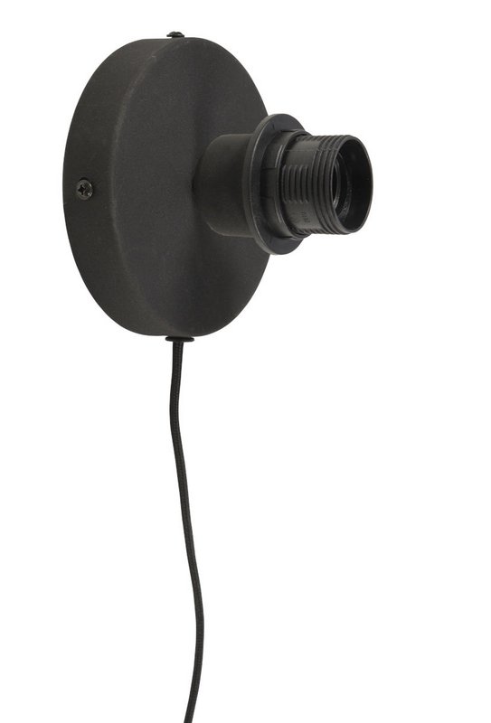 Wandlamp Bali 87cm zw./nat., L