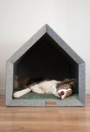 Pethome Perfektes Haus für einen Hund und eine Katze - hellgrau/recycelt