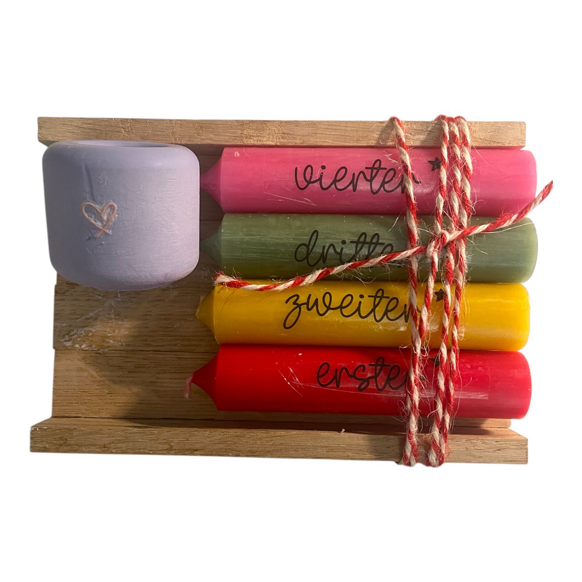 Embracing Christmas: Advent-Candles Set