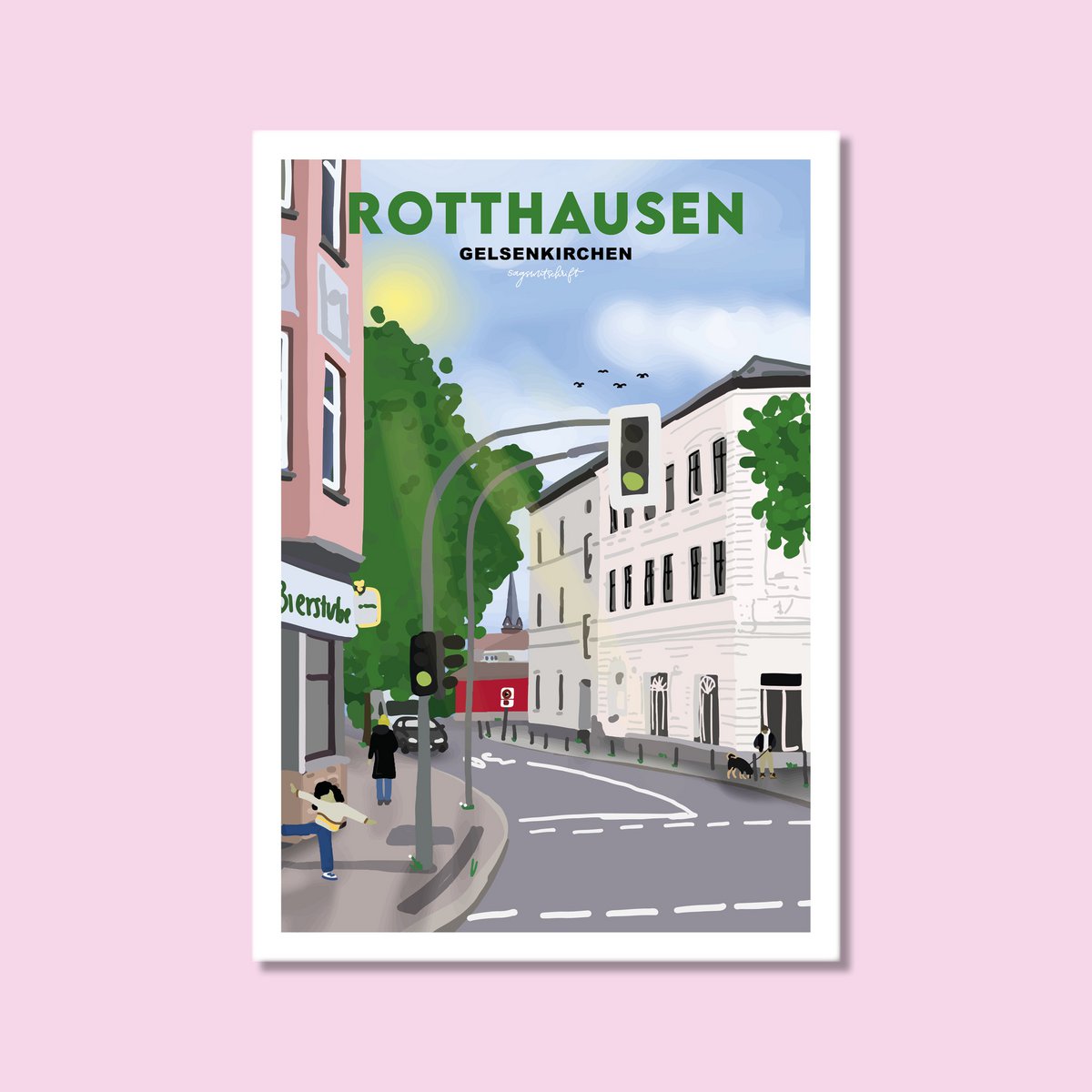 Affiche maison Rotthausen Gelsenkirchen
