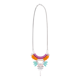 TAMALAMEQUE collana colorata in stile Frida Kahlo