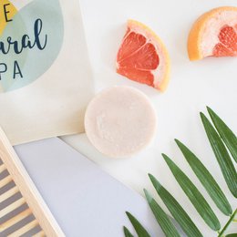 Rose, Lavender & Grapefruit Shampoo Bar | Natural Hair Wash for All Hair Types | Vegan, Plastic-Free Hair Care
