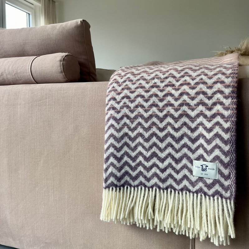 Zickzack Ombre Plaids/Throws - 100% NZ Wolle - extra weich