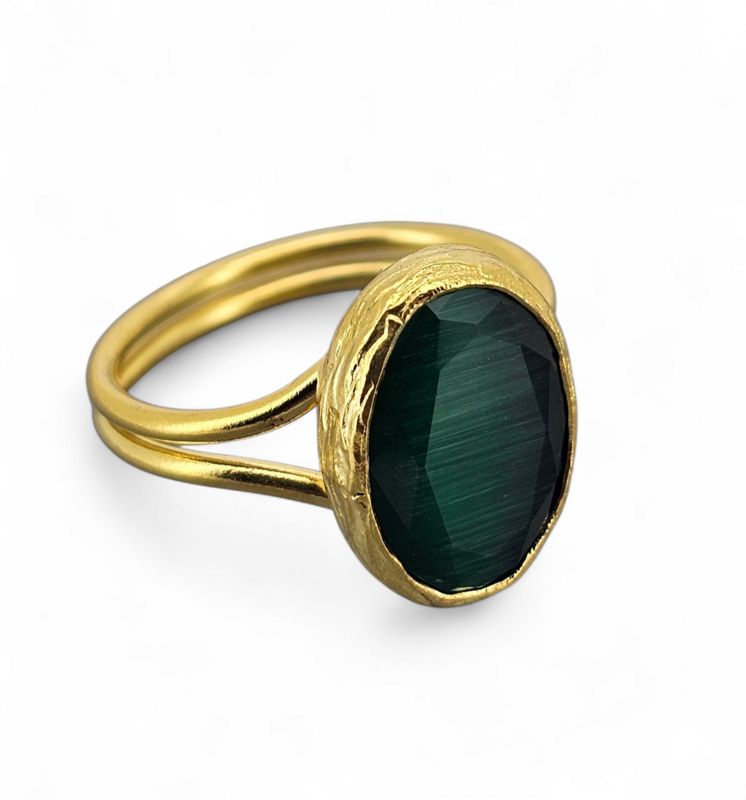 Anillo Resplandor Esmeralda