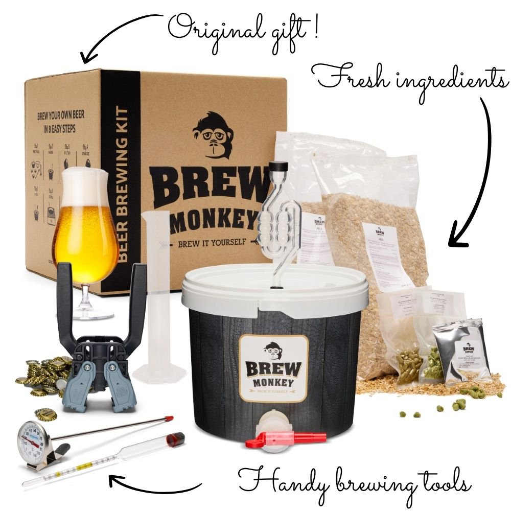 Kit de elaboración de cerveza Brew Monkey - Tripel completo