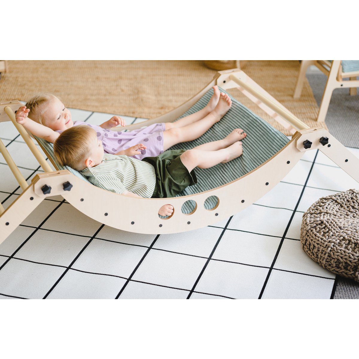 Luula Transformable Climbing Triangle & Rocker Set SLEEPER
