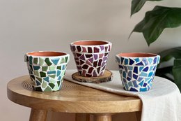Paquet de bricolage Mosaic Flowerpot (2 pièces)