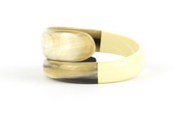 Bracciale a forma di serpente laccato avorio misura L