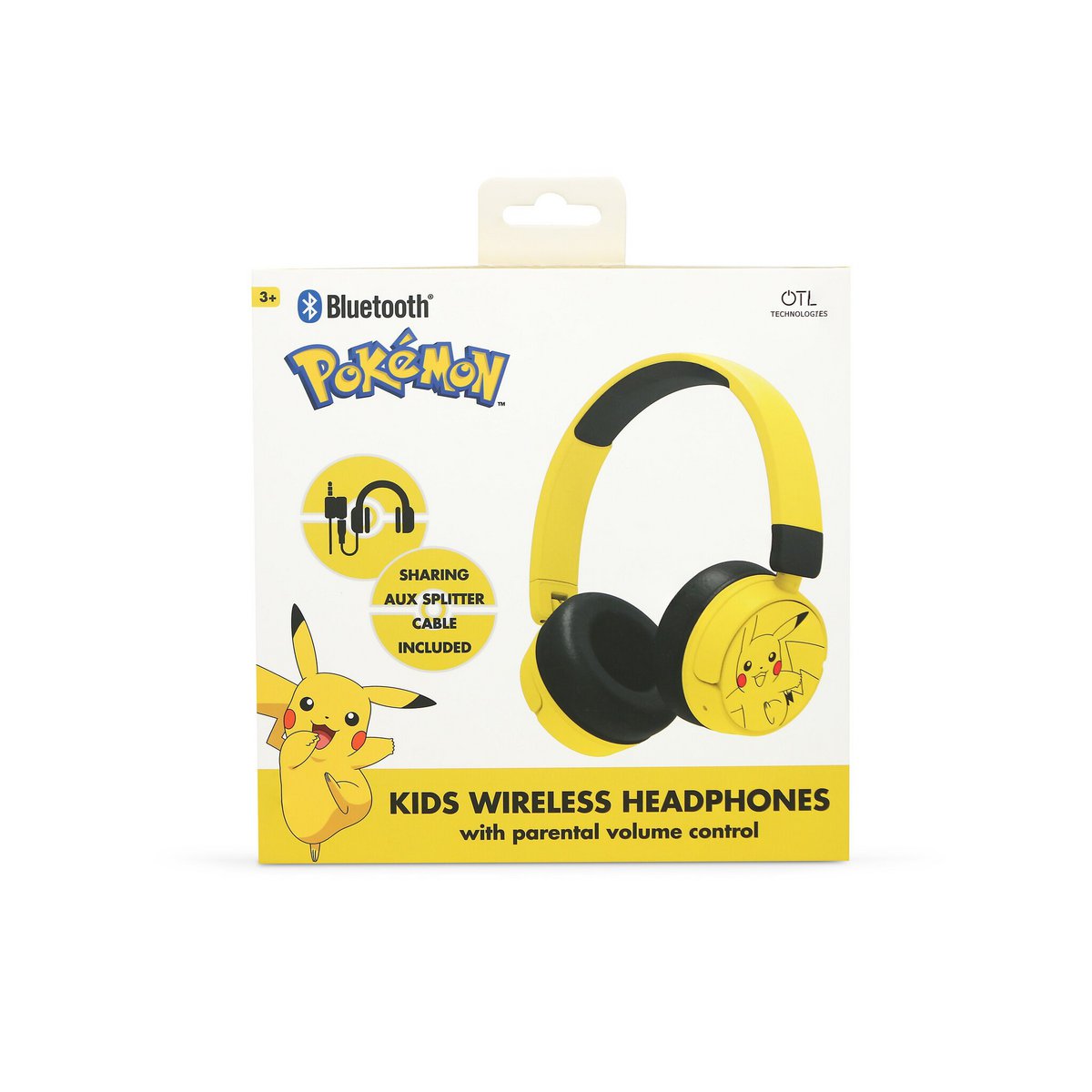 Pokémon - Yellow - junior bluetooth koptelefoon