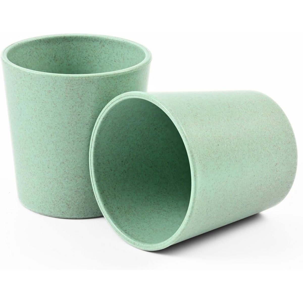 Ecofy Earth-Friendly | Set of 2 | 180 ml | Unbreakable Drinking Glass for Water and Juice | Each | Tumblers for Kids Made with Rice Husk Biocomposite| Microwave Safe | for Hot & Cold | Celeste TUV Certified