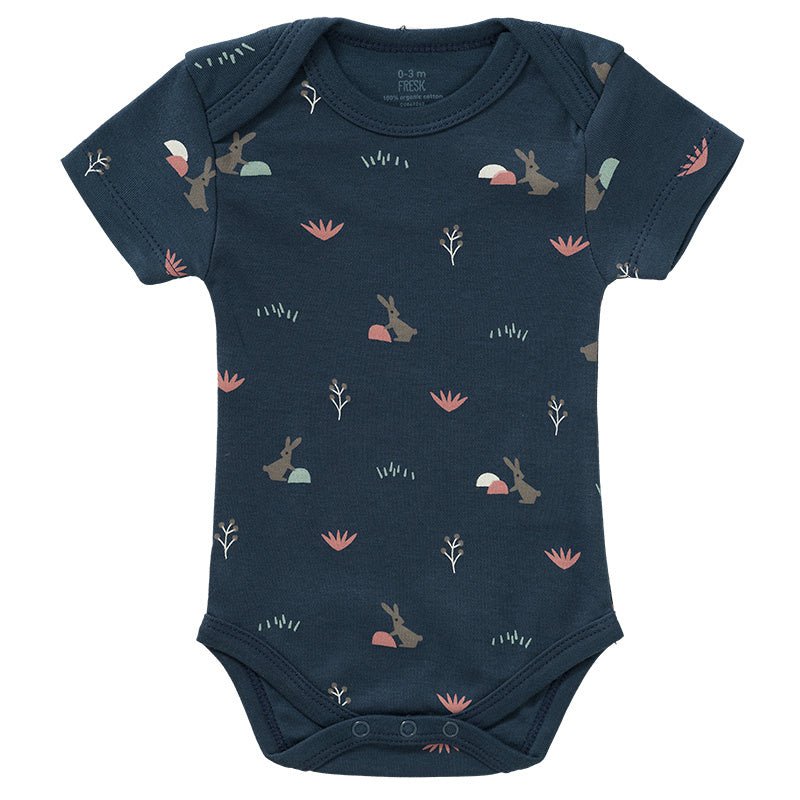 Romper Short Sleeve Rabbit Mood Indigo