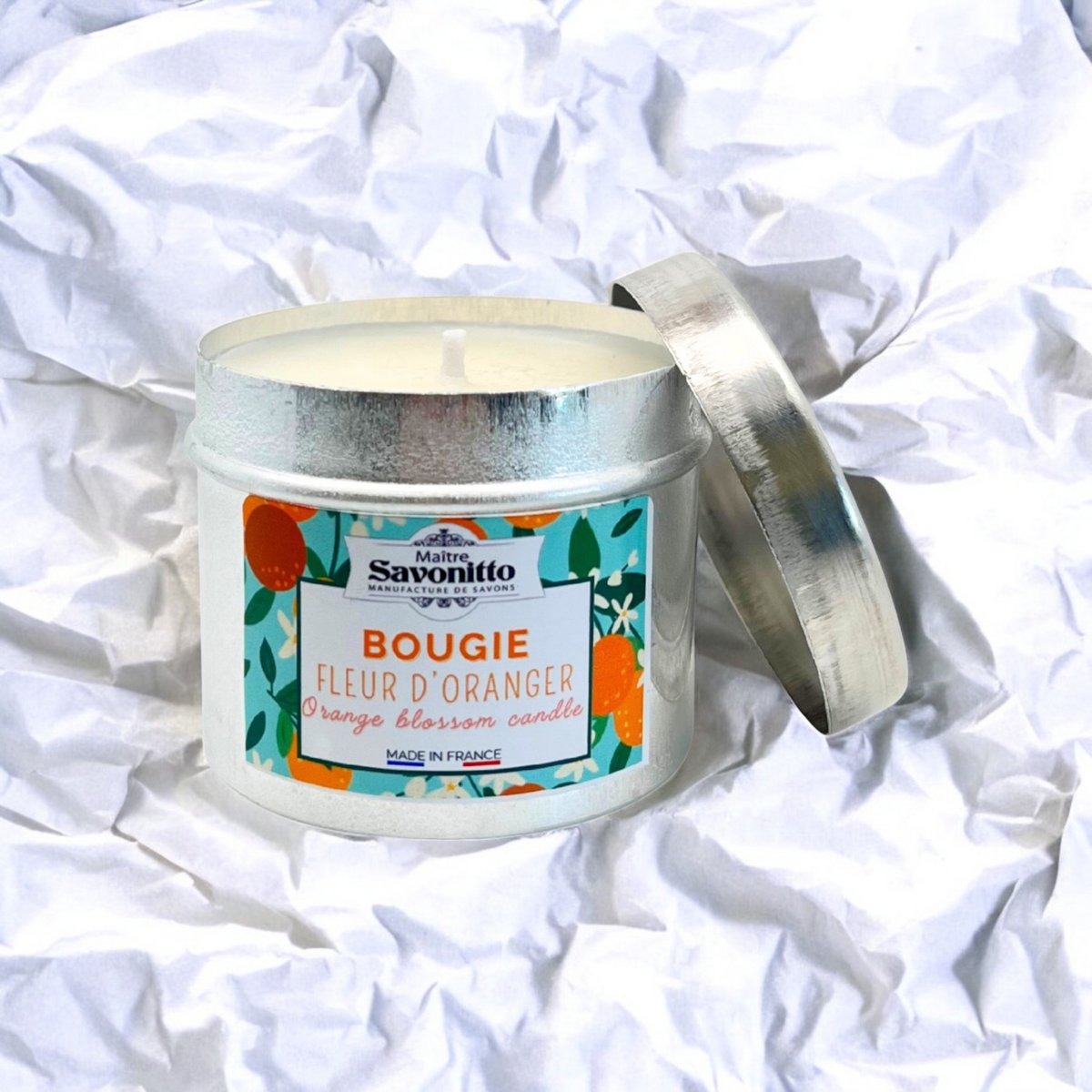 Orange Blossom Scented Candle