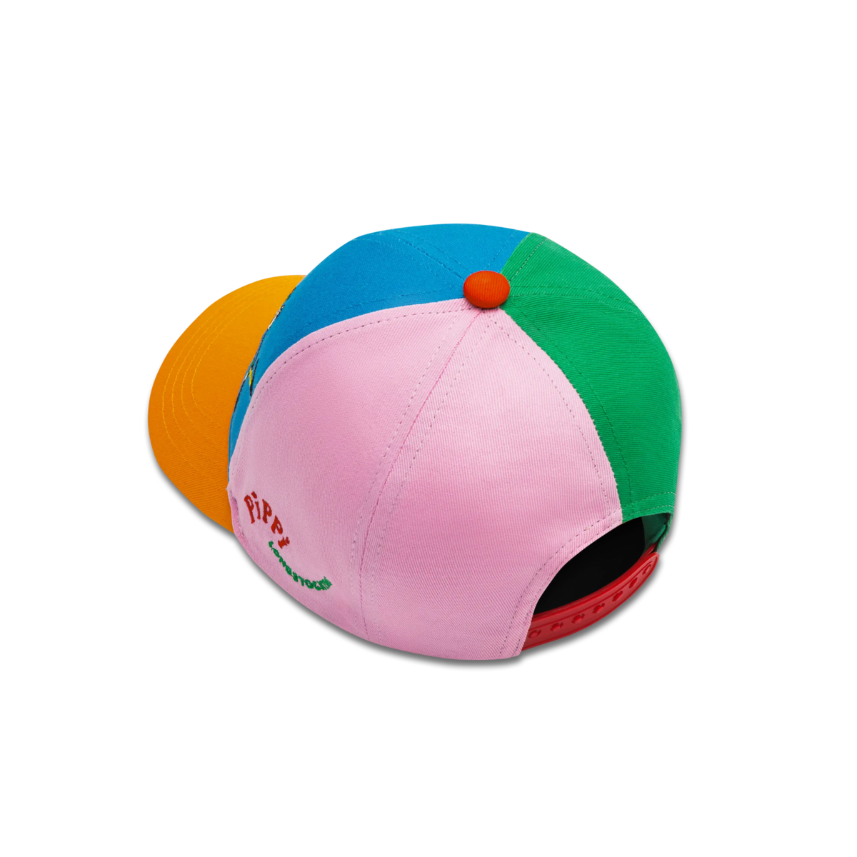 koaa – Pippi Langstrumpf “Kunterbunt” – Basecap blue/green/pink