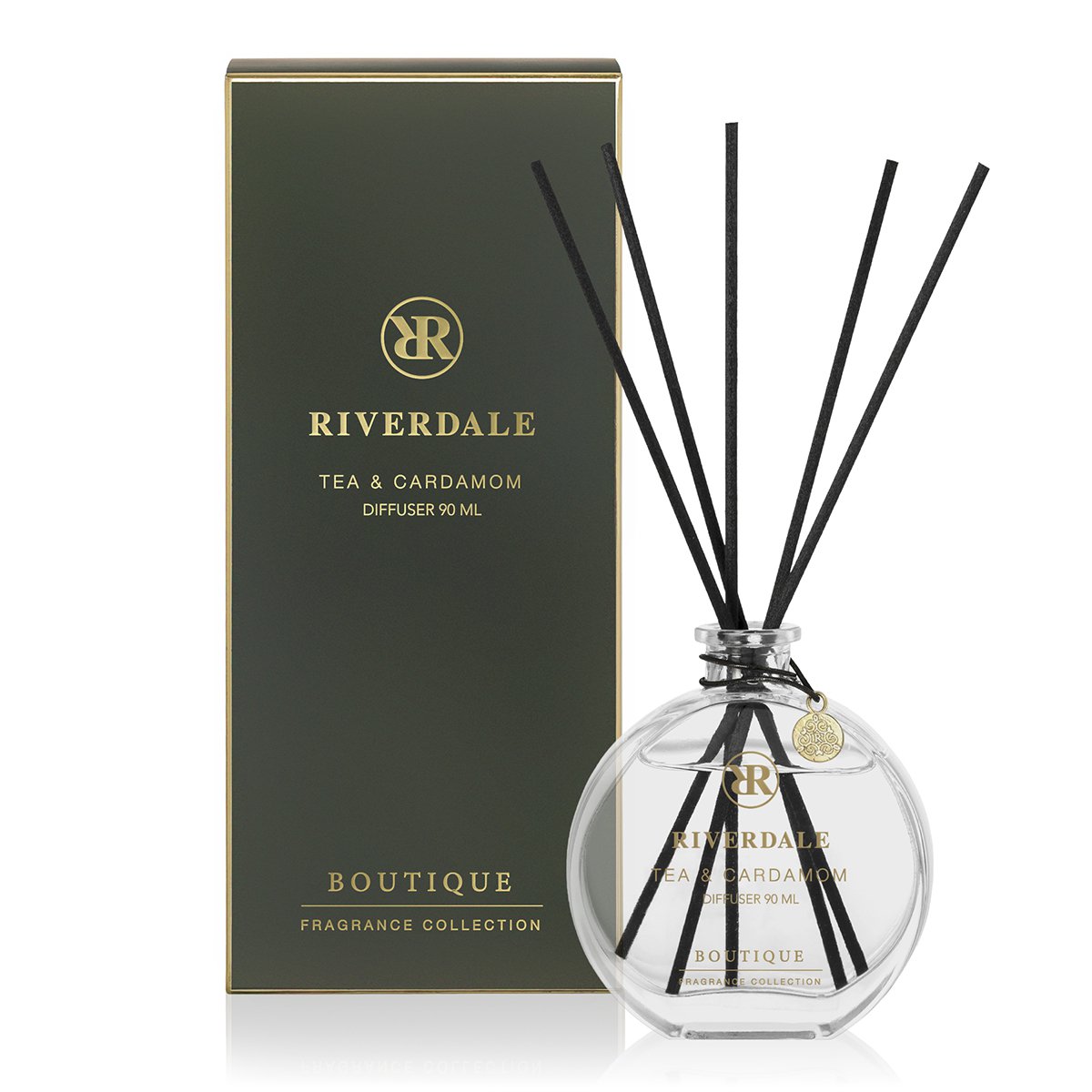 Boutique Duftstäbchen Tee & Kardamom 90 ml grün