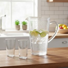 Acrylic bubble pitcher
