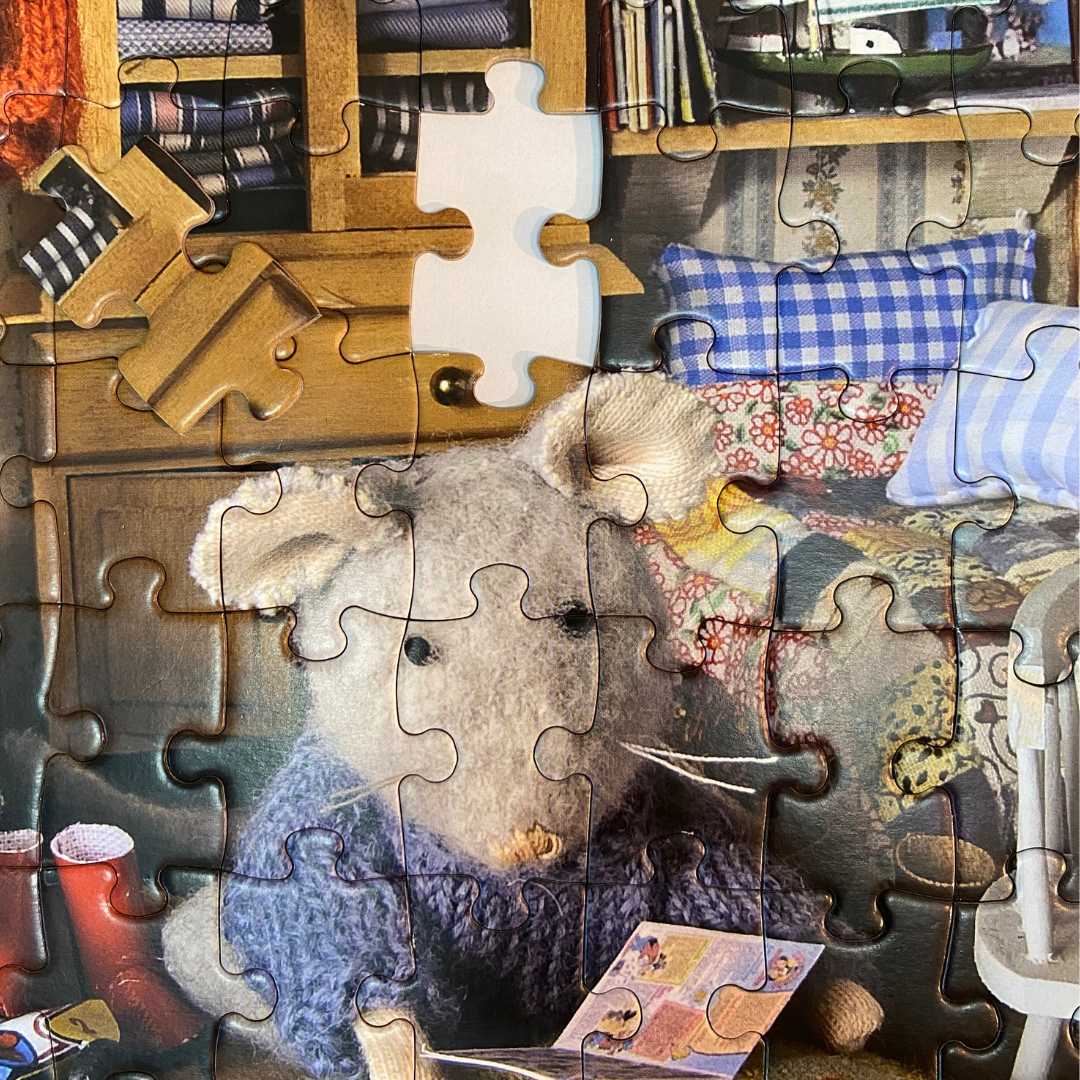 Puzzle Sams Schlafzimmer (200 Teile) – Das Mäusehaus