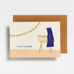 POSTCARD_DU BIST SO SEHR GELIEBT BLAU