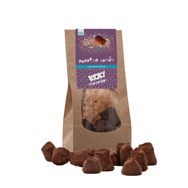 Popping Candy Tartufi Al Cioccolato - Edizione Natalizia - Busta Biodegradabile 130g