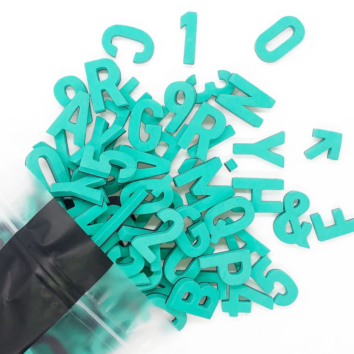Modern magnetic letters - Unique Colors
