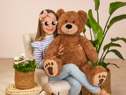 Teddy marrone con zampe 75 cm