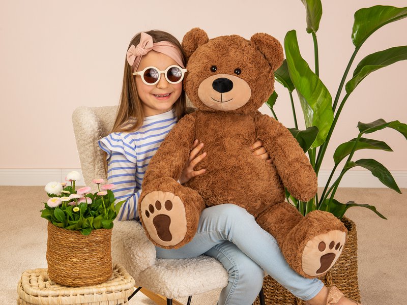 Teddy marrone con zampe 75 cm