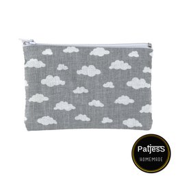 Mini portemonnee wolken en hartjes