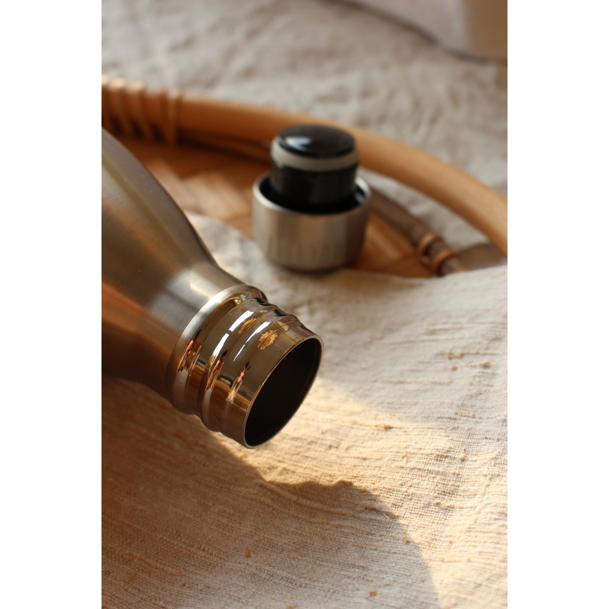 Stainless steel drinking bottle 750 ml