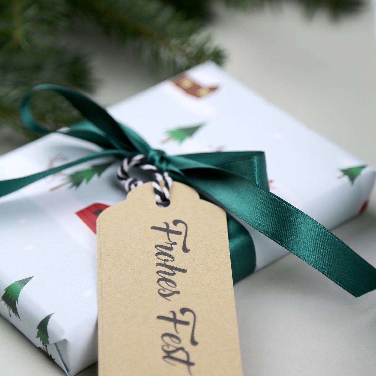 Papel de regalo Navidad Chris