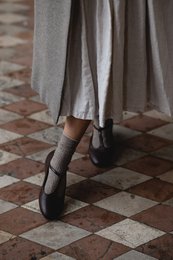 Lederballerinas - Lotta - Schokoladenbraun 34-42