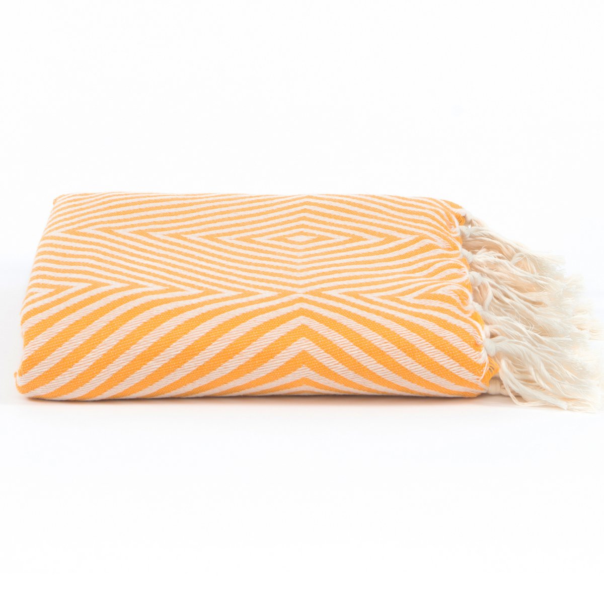 Throw Oslo Wool Cotton - Yellow Saffron - 120x150cm