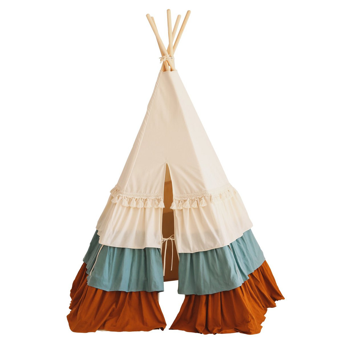 Tipi-Zelt „Zirkus“ mit Rüschen