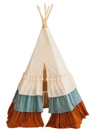 Tipi-Zelt „Zirkus“ mit Rüschen