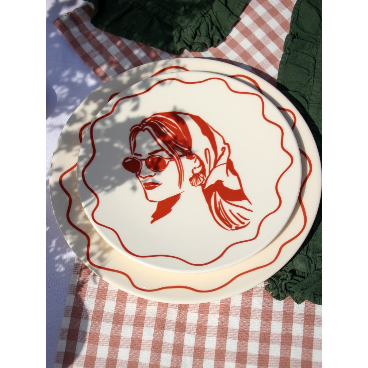 Dessert Plate Terracotta Vacay Mood