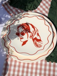 Placa de postres Terracotta Vacay Mood