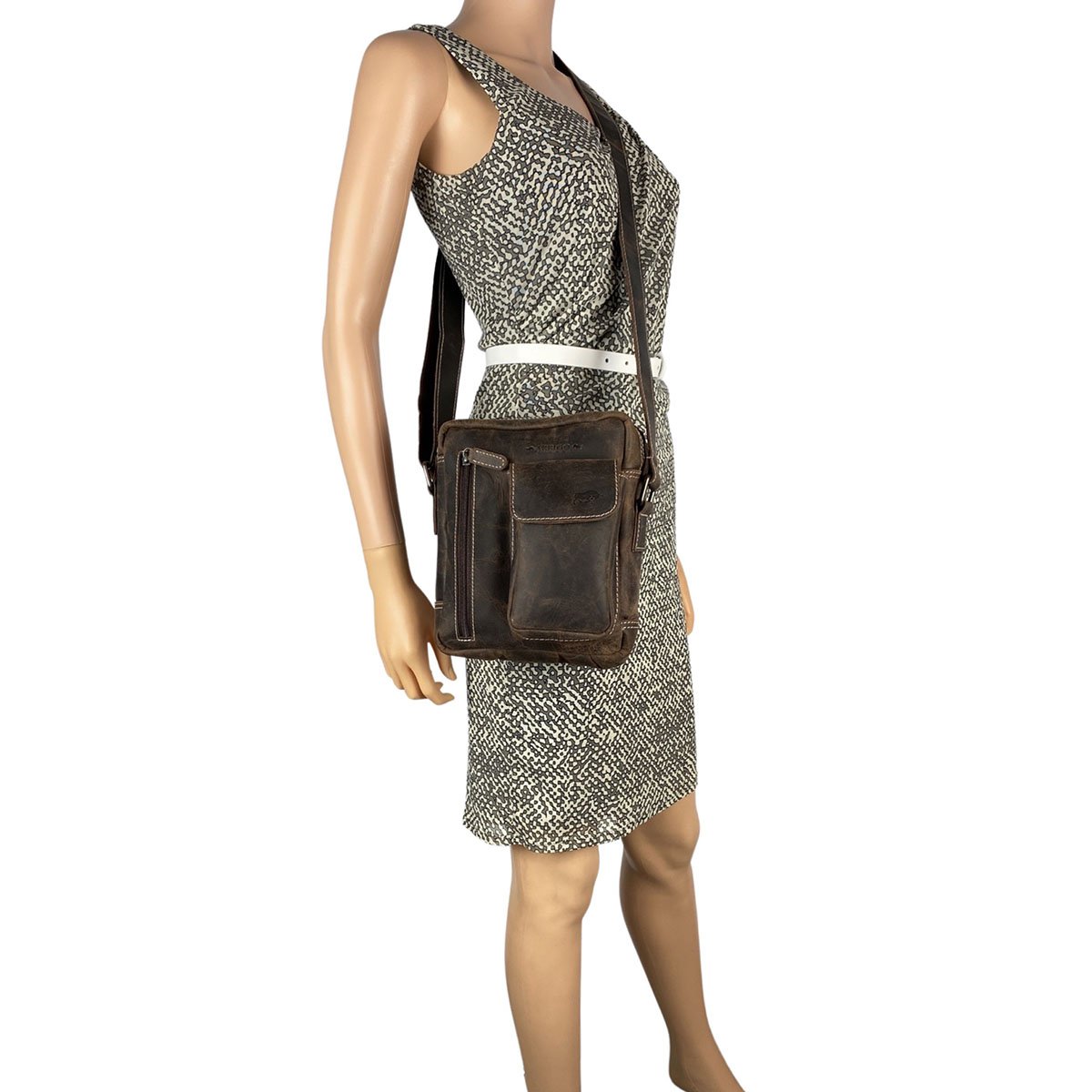 Bolso De Hombre O Bolso De Mujer En 3 Colores De Piel De Búfalo - Bandolera De Mujer O De Hombre