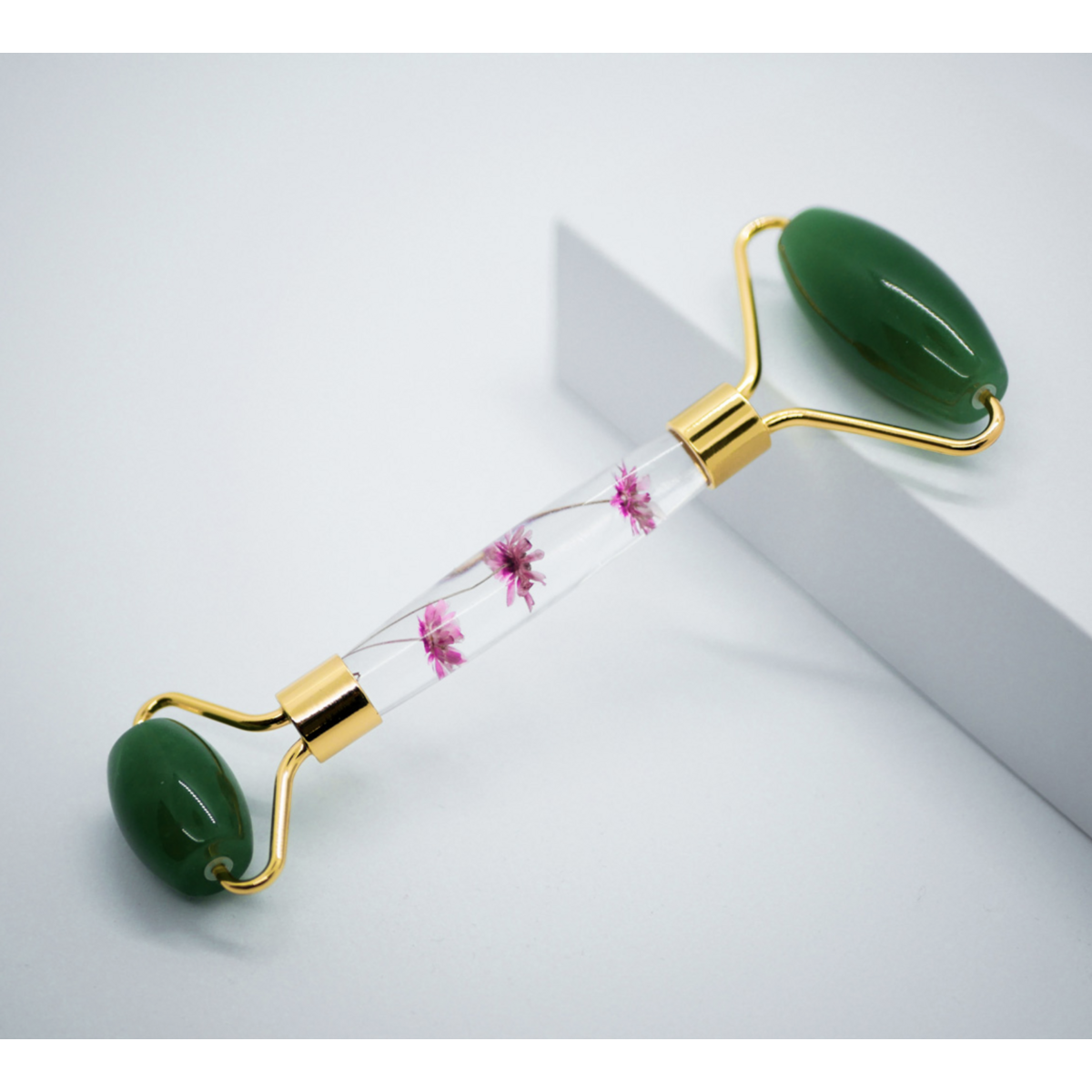 Rouleau fleur Aventurine verte