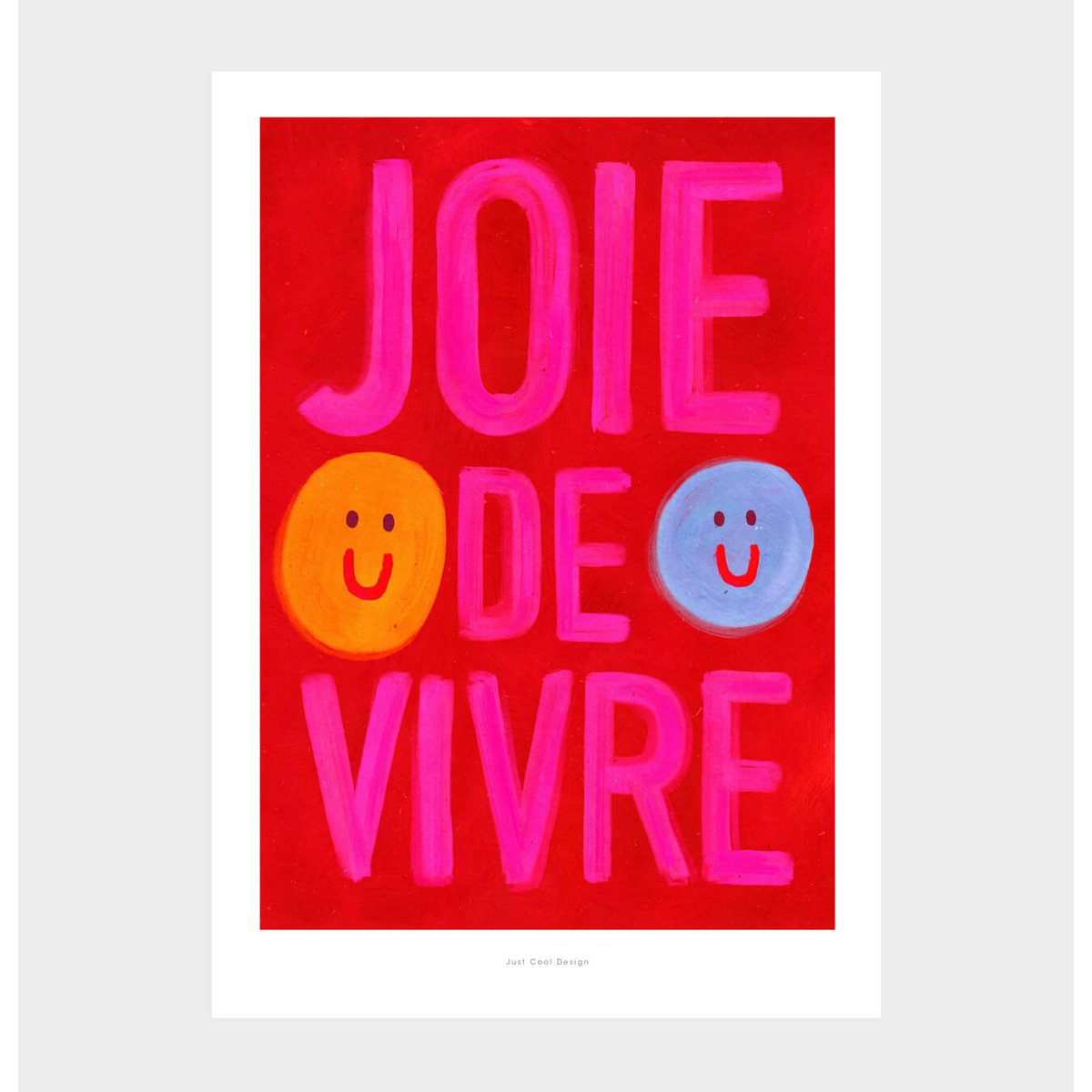 A5 Joie de vivre | Illustration Poster Art Print