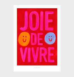 A5 Alegría de vivir | Cartel de ilustración Lámina artística