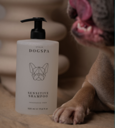 Følsom hundeshampoo
