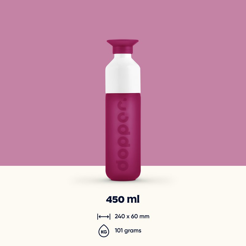 Dopper Original Genanvendelig Vandflaske Funky Fuchsia 450ml
