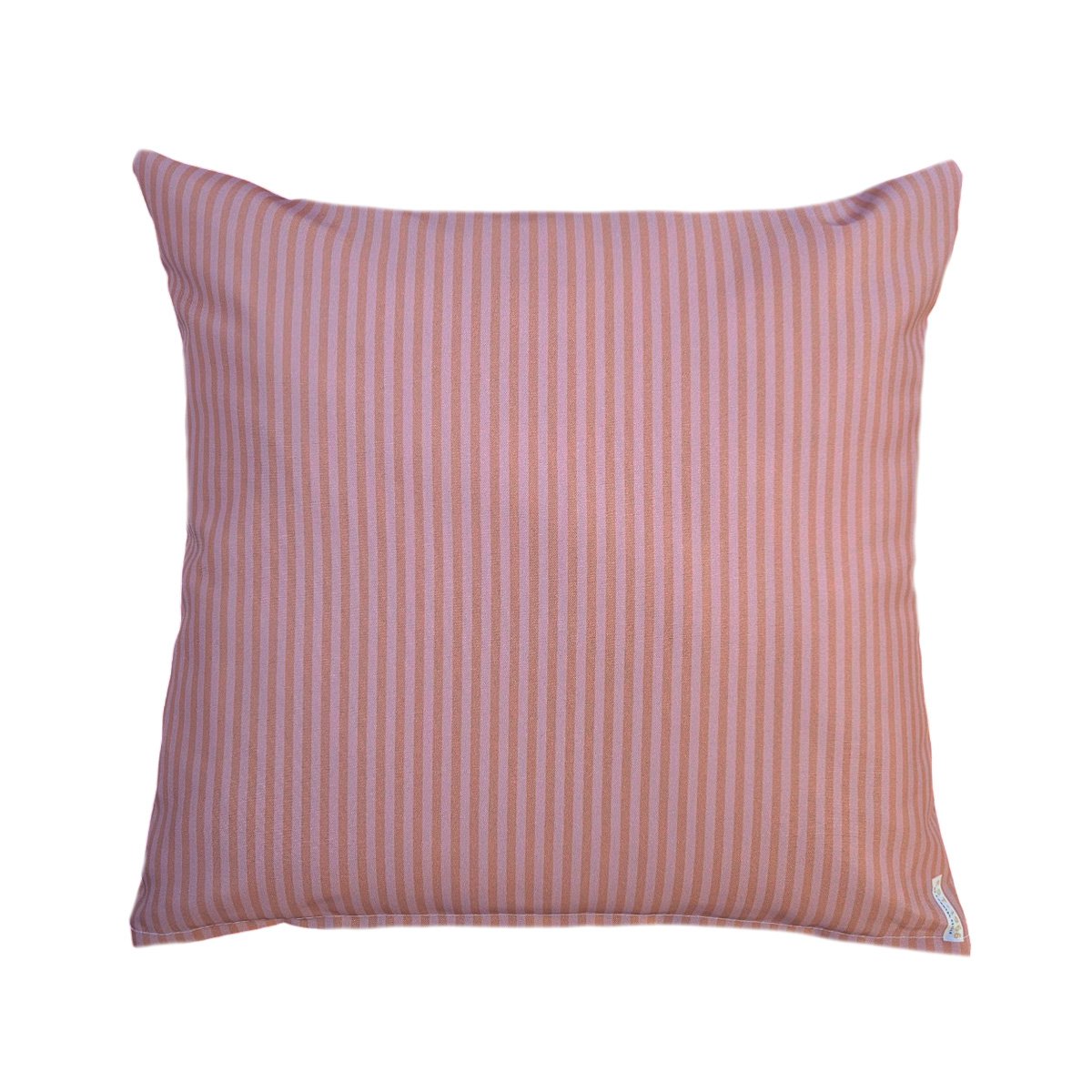Striscia buitenkussen rosa-taupe piccolo | 50-50 cm