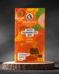 Chocolate Keto Orgánico 57% | Sin azúcar añadido | 90g